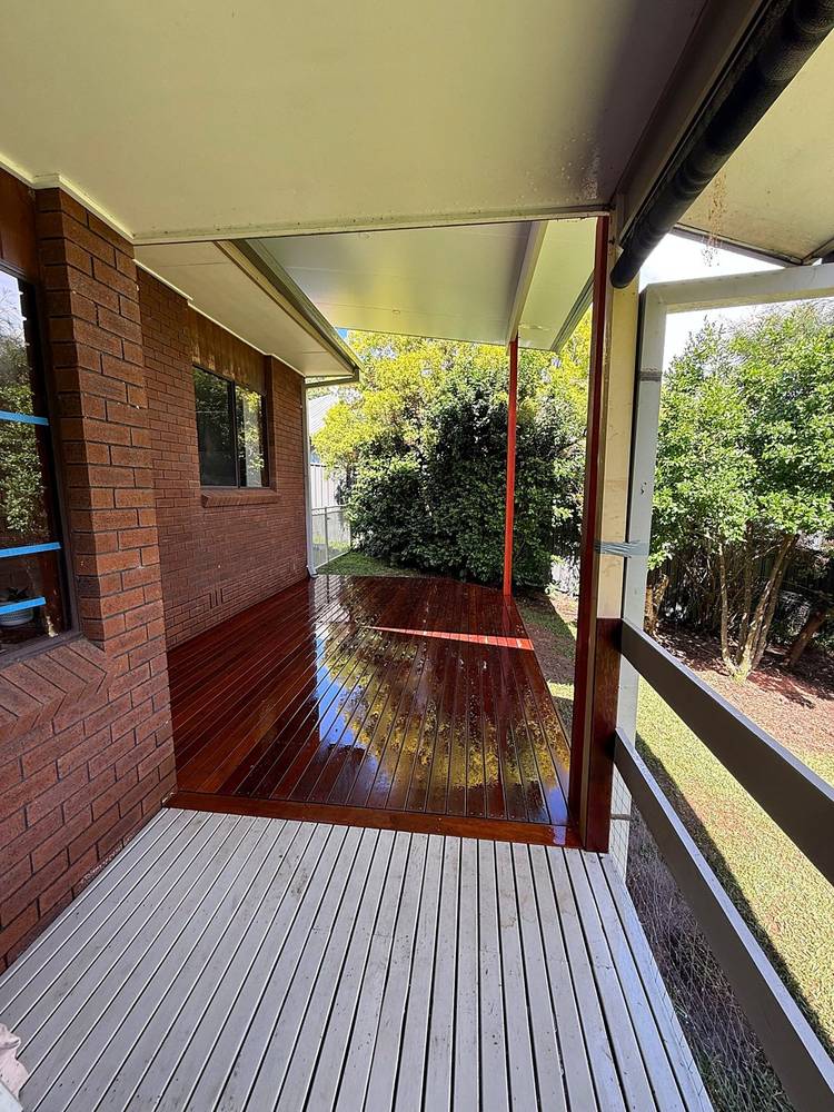 New deck joining onto an existing covered deck